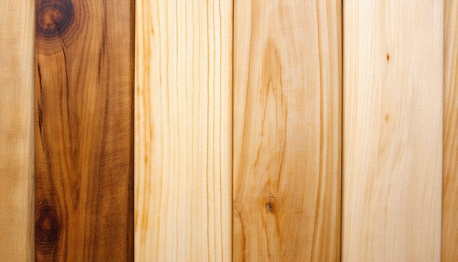 Comparison of different wood species commonly used in DIY projects