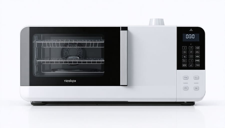 Multi-functional smart kitchen unit with touchscreen interface and various cooking zones