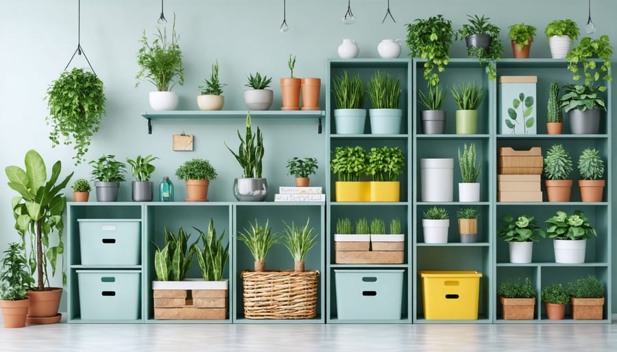 Budget-friendly garage organization using upcycled materials and affordable storage solutions