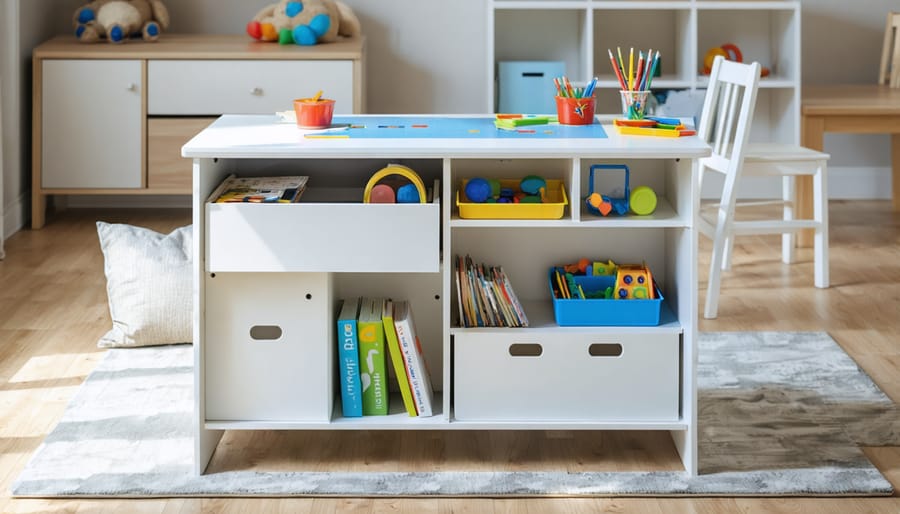 Multi-functional children's furniture that adapts to different activities and ages