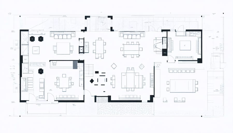 Smart home app interface displaying room mapping and cleaning zones