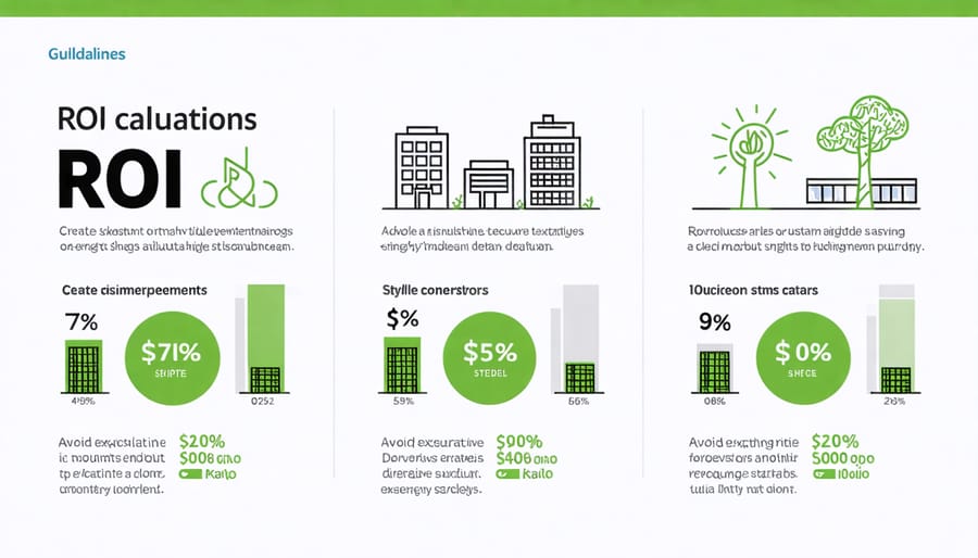 Chart comparing costs and savings over time for various energy-efficient home improvements