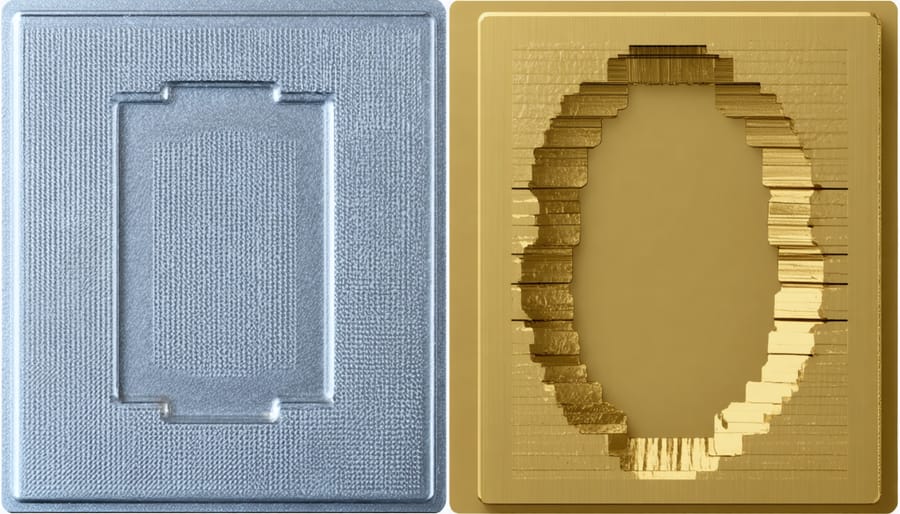 Comparison of shape memory alloy specimens showing original shape and deformed state