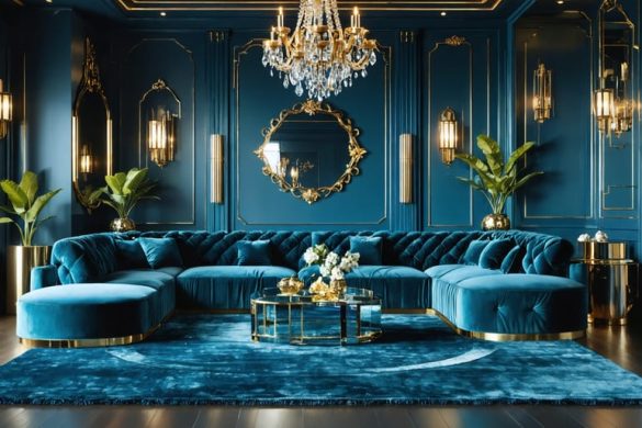 Art Deco Glam Living Room: Bring Hollywood's Golden Age Home - OK Decorate