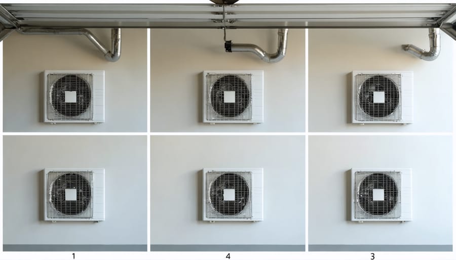 Installation process of mounting and wiring a garage exhaust fan